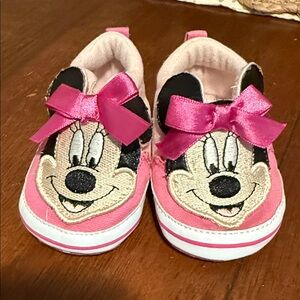 Disney Minnie Mouse Pink Baby Shoes